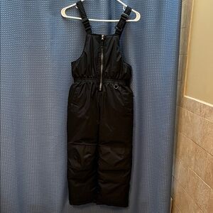 Children's Black Insulated One Piece Suit